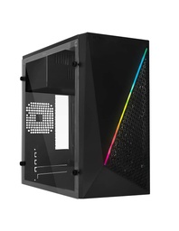 [GABACT170] Gabinete                                                                                                                                                                                                                                             Acteck Kioto Gc460 Rgb Essential - Gabinete, Micro-atx, Mini-itx, Negro, 500 W
