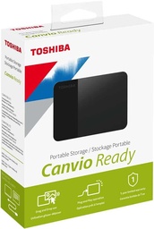 [DDUTOS960] Disco                                                                                                                                                                                                                  Duro Toshiba Canvio Ready 2tb Hdtp320xk3aa - Color Negro, Usb Usb 3.2 Gen 1(compatible Con 2.0), Formato 2.5