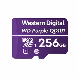 [MENWSD030] Memoria                                                                                                                                                                                           Micro Sd Wd Purple - 256gb, Clase 10, Clase De Velocidad Uhs 1 (u1)  Wdd256g1p0c