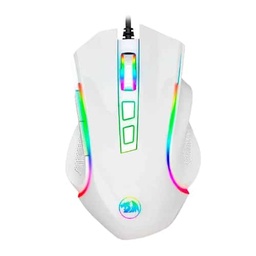[MOURDG030] Mouse                                                                                                                                                                                 Redragon Griffin White - Juego, 7200 Dpi, Blanco