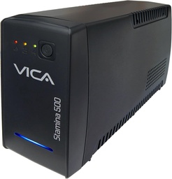 [NBKVIC210] No-break                                                                             Vica Stamina 500 - 500 Va, 300 W, Negro