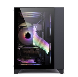 [GABVGO260] Gabinete                                                                                                                                                                                                                     Gamer Game Factor Csg570 Matx Fishtank - Doble Cristal, Usb 3.0, S/fte, Negro