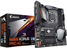 [Dim-29075] TARJETA MADRE GIGABYTE B460 AORUS PRO AC INTEL SOCKET 1200 RGB FUSION WIFI BLUETOOTH