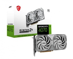 [824142319246-M] Tarjeta                                                                                                                                                                                                                                                                                                                                                                                                                                                                                                                                                                                                                                           De Video Msi Nvidia Geforce Rtx 4070 Ventus 2x White 12g Oc