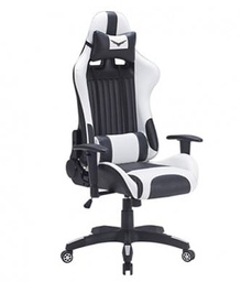 [ACCNCB610] Silla                                                                                                                                                                                                                                                                                                                                                                                                                                       Gaming Naceb Technology Marine - Gamer, Negro/blanco, Piel Sintética