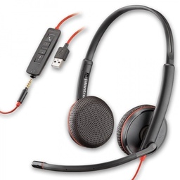 [ACCPTS1500] Diadema                                                                                                                                                                                                                                                                                                                                                                                                                                            Blackwire Marca Plantronics (c3225 Usb-a) - Usb-a Y 3.5 Mm, Binaural