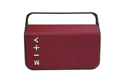 [BOCHIG060] Bocina                                                                                                                                                                                                                                                                          Inalámbrica Highlink Handle Roja - Radio Fm, Lector Micro Sd, Batería Recargable