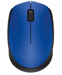 [MOULOG1770] Mouse                                                                                                                                                               Logitech M170 - Negro Con Detalles En Azul, 3 Botones, Rf Inalámbrico