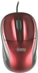 [MOUMST1110] Mouse                                                                                                                                                              Easy Line Easy Line - Rojo, 3 Botones, Óptico, 1000 Dpi
