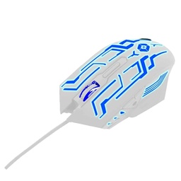 [MOUMST1670] Mouse                                                                                                                                                              Alámbrico  Vortred 6d Legacy - Alámbrico, Juego, 800/1600/2400/3600 Dpi, Color Blanco