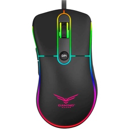 [MOUNCB370] Mouse                                                                                                                                                            Gamer Naceb Technology Na-0933 - Alámbrico, Juego, 1000/1600/2400/3200, Rainbow