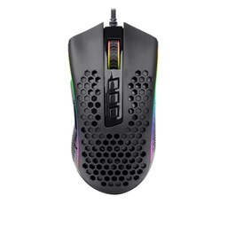 [MOURDG120] Mouse                                                                                                                                                           Redragon Storm Elite - Negro, 8 Botones, Óptico