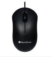 [MOUTCH250] Mouse                                                                                                                                                            Basico Alambrico Techzone - 1000 Dpi´s, 3 Botones, Longitud De Cable De 1.2 M. Conexión Usb, 1 Año De Garantía.