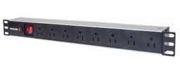 [RCKACC1740] 713993                                                                                                                                                   Barra Multicontacto Con 8 Salidas Para Montaje En Rack De 19" - Tipo Eu, Protección Contra Sobrecargas, Cable De Alimentación 3m