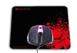 [KITNCB110] Kit                                                                                                                                                                                               Mouse + Mousepad Naceb Technology Na-632 - Multi, 4 Botones, Usb, Óptico, 1200 Dpi