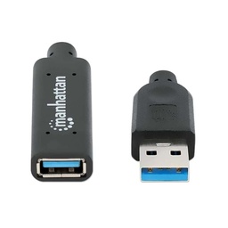 [766623153737-M] Cable  Usb Manhattan V3.0 Ext. Activa 5 Metros Bolsa 153737