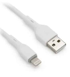 [CABRBT2390] Cable                                                                                                                                                                                                                               Lightning Brobotix 963165 - Usb V2.0., Lightning., Blanco, 1m