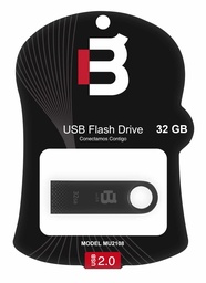 [MEMBLC1230] Memoria                                                                                                                                                   Usb Blackpcs Mu2108bl-32 - Negro, 32 Gb, Usb 2.0