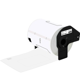 [ETIBRT010] Etiqueta                                                                                                                                                                                   Blanca De Papel Brother Dk1241 - 180 Etiquetas De 101 Mm De Ancho X 152 Mm De Largo. Impresión En Negro. Ql1110nwb.
