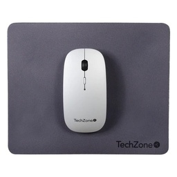 [MOUTCH730] Mouse   Inalambrico De Bateria Recargable Techzone - 1600 Dpi´s, 4 Botones, Texturizado En Rubber, Mouse Pad De Regalo, 1 Año De Garantía.