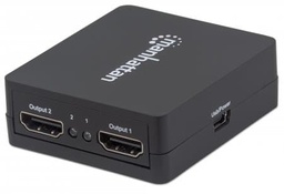 [ACCITL5090] Video                                                                                                                                                                                                                                                                                                                                                                                                                                      Splitter Manhattan 207652 - Negro, Hdmi, Hdmi, Hdmi, Hembra/hembra