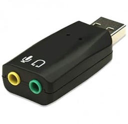 [ACCRBT360] Convertidor                                                                                                                                                                                                                                                                                                                                                                                                                                                                      Usb A Audio Brobotix - Usb, Negro