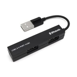 [ACCRBT6530] Hub                                                                                                                                                                                                                                                                                                                                                                                                                                                                Usb V2.0 - Small, Compacto, 4 Puertos, Negro, Brobotix 497677