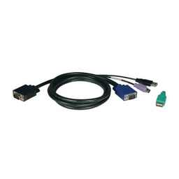 [ACCTRL400] Cable                                                                                                                                                                                                                                                                                                                                                                                                                                    Para Switch Tripp-lite - Negro, Vga, Vga, Ps/2, Usb, Macho/macho