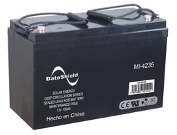 [BATDTS140] Batería                                                                                                                                                                                                                                                 Datashield Mi-4235 - 100 Ah, Sistemas Solares Y/o Inversores Cargadores Solares, 12 V, Negro
