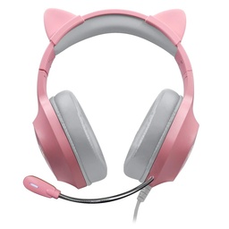 [BOCBLR070] Headset                                                                                                                                                                                                                                               Gamer Balam Rush Alámbrico Usb - Aux 3.5mm Mic Flexible Rosa - Orejeras Sonorous Hs750 -
