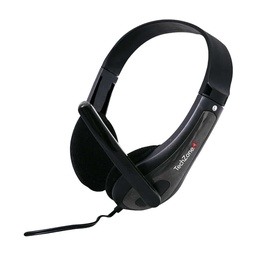[BOCTCH2850] Diadema                                                                                                                                                                                                                                        Techzone Con Microfono Ajustable - Sonido Estereo Y Conexión 3.5mm.  Longitud Del Cable De 1.8 M, 1 Año De Garantía.