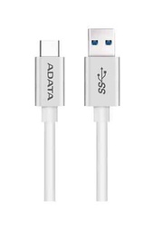 [CABDAT180] Cable                                                                                                                                                                                                                                                                                                       Usb Tipo C Adata Aca3al-100cm-csv - Usb A, Usb C, 1 M, Color Blanco