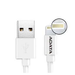 [CABDAT210] Cable                                                                                                                                                                                                                                                                                                      Lightning Adata Amfipl-1m-cwh  Adata Amfipl-1m-cwh - Usb, Lightning, Blanco