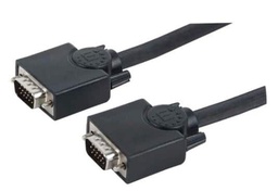 [CABITL180] 313629                                                                                                                                                                                                                                                                                             Cable Para Monitor Svga - Hd 15 Macho A Hd 15 Macho, 15 M, Color Negro