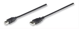 [CABITL2090] Cable                                                                                                                                                                                                                                                                                          Usb Tipo B Manhattan - 3 M, Usb A, Usb B, Macho/macho, Negro