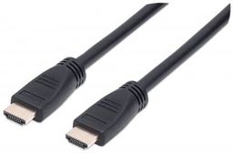 [CABITL3360] Cable                                                                                                                                                                                                                                                                                                Hdmi 2.0 - Alta Velocidad Con Ethernet Intramuros 4k@60hz Manhattan 353977, 10 M, Macho, Negro