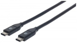 [CABITL4110] 354899                                                                                                                                                                                                                                                                                               Cable Usb-c Macho A Usb-c Macho; Usb 3.2 Gen 2 - Largo 50cm, Color Negro.