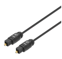 [CABITL4870] Cable                                                                                                                                                                                                                                                                                                De Audio Digital Optico Toslink  Manhattan 356060 - 1 M, Macho / Macho, Negro