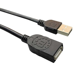 [CABITL4910] 364898                                                                                                                                                                                                                                    Cable Usb V2.0 Extensión 3.0m Color Negro. -