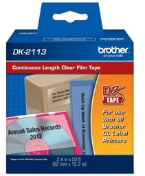 [CARBRT1090] Cinta                                                                                                                                                                                                                                  Plástica Brother Dk2113 - 62 Mm De Ancho