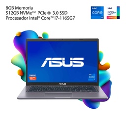 [COMASS6430] Computadora                                                                                                                                                                                                      Portátil Asus Vivobook F415 - 90nb0tt2-m14750, F415ea-i78g512-h1, W11 Home, Slate Grey, 14