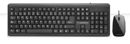 [KITACT620] Kit                                                                                                                                                                               De Teclado Y Mouse Acteck Entry - Estándar, Negro