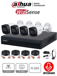 [KITDAH550] Kit                                                                                                                                                                                                        De Videovigilancia Dahua Cooper Dh-kit/xvr1b04-i/4-hfw1200cmn-a-0280b-s5 -