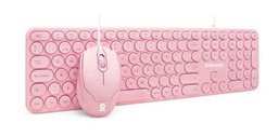 [KITRBT220] Combo                                                                                                                                                                           Teclado Multimedia Y RatÓn Usb / EdiciÓn Especial "pink" (6001196) - Brobotix