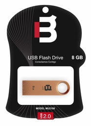 [MEMBLC1410] Memoria                                                                                                                                                                                                             Usb Blackpcs Mu2108rg-8 - Bronce, 8 Gb, Usb 2.0