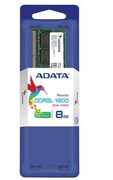 [MEMDAT2400] Memoria                                                                                                                                                                                              Ram Adata Pc12800 - 8 Gb, Ddr3l, 1600 Mhz, Portátil, 204-pin So-dimm