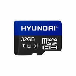 [MEMHYU220] Memoria                                                                                                                                                                               Micro Sd Hyundai Sdc32gu1 - 32 Gb, Negro, Clase 10