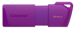 [MEMKGN4250] Memoria                                                                                                                                                                           Usb De 64gb Kingston Kc-u2l64-7lp (neon Morado) -