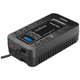 [NBKCYP740] No-break                                                                                                                       Cyberpower Ec650lcd - 650 Va, 390 W, 8 H, Negro, Hogar Y Oficina