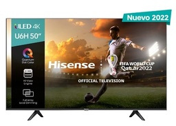 [PANHSE1360] Televisor                                                                                                                                 Hisense 50u6h - 50 Pulgadas, Uled 4k Uhd, 3840 X 2160 Pixeles, Quantum Smart Google